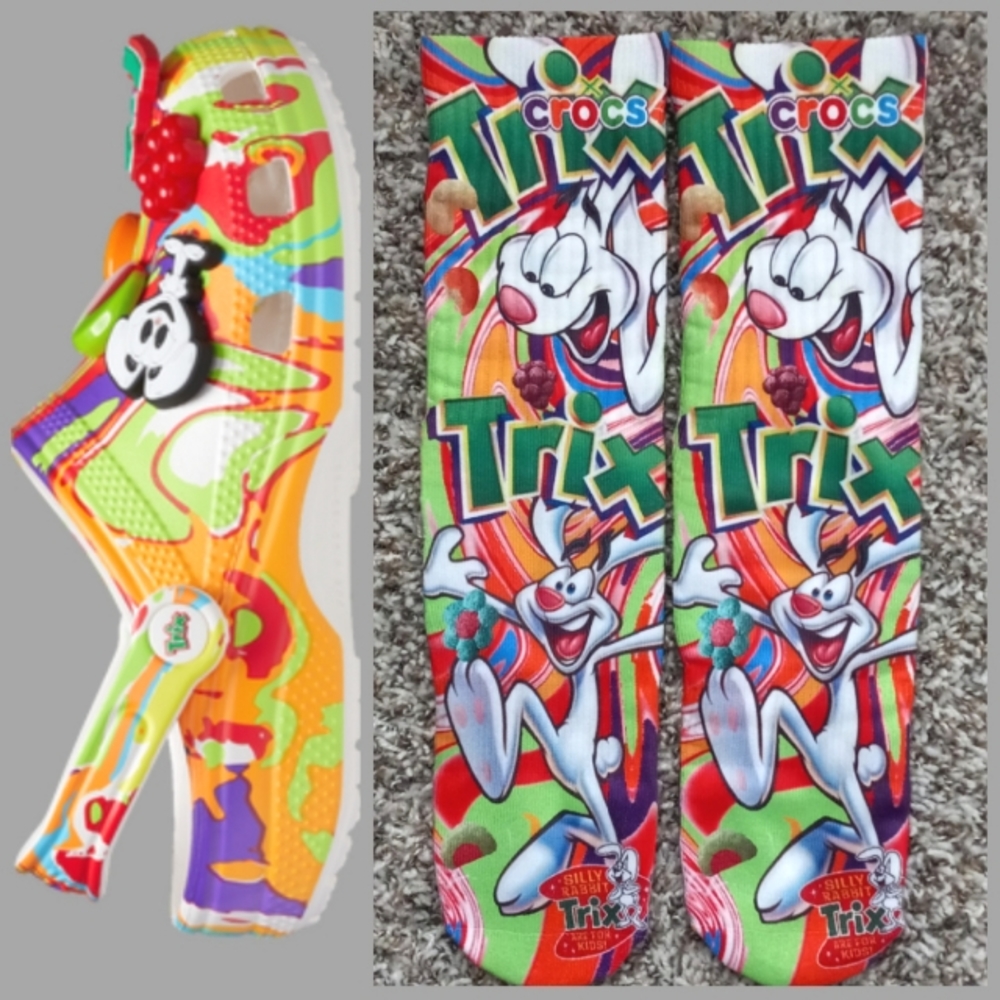 Trix crocs socks